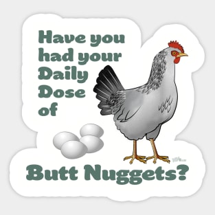 Butt Nuggets Sticker